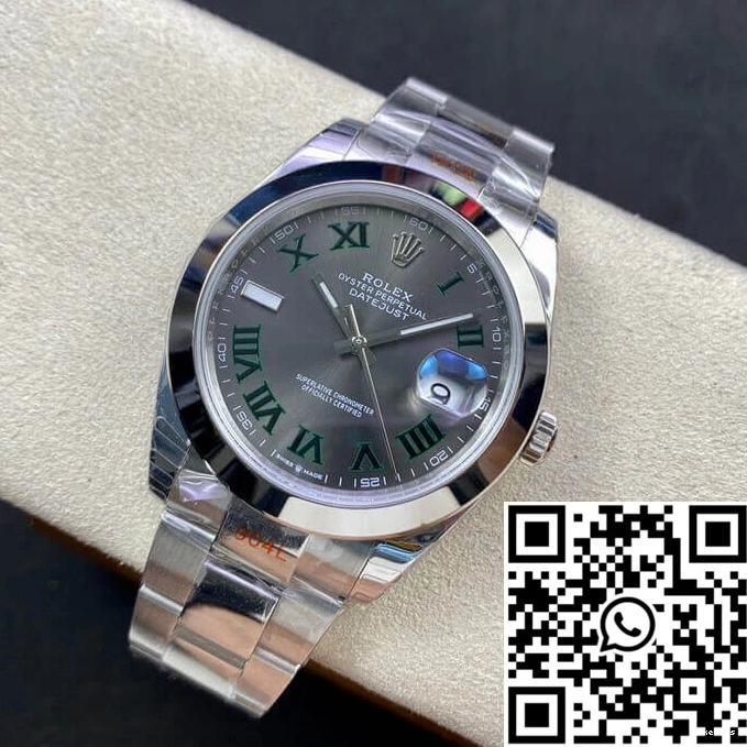 M126300-0013 Factory Datejust EW Dial Grey Rolex Dark 0210